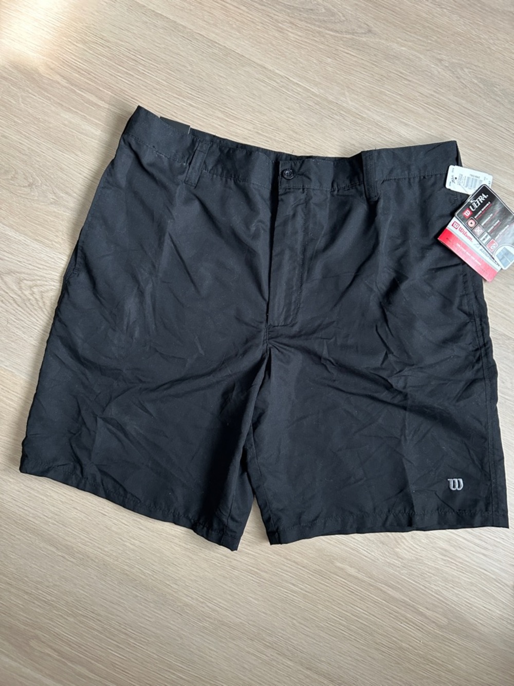Vintage Y2K Wilson Black Casual microfiber Shorts